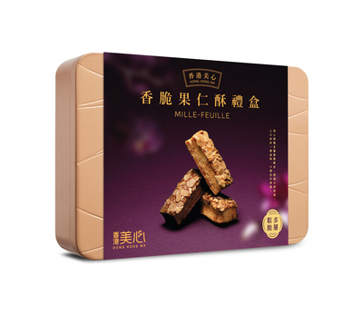 香港美心香脆果仁酥礼盒（19件）—— 金奖品质，192层酥脆匠心
